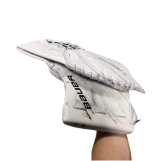 Occasion - Bauer Supreme Shadow - Gant de gardien de but Pro Stock (blanc)